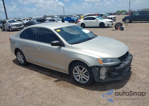 2015 Volkswagen Jetta 2.0L S z USA, uszkodzony, nr VIN 3VW2K7AJ8FM220167